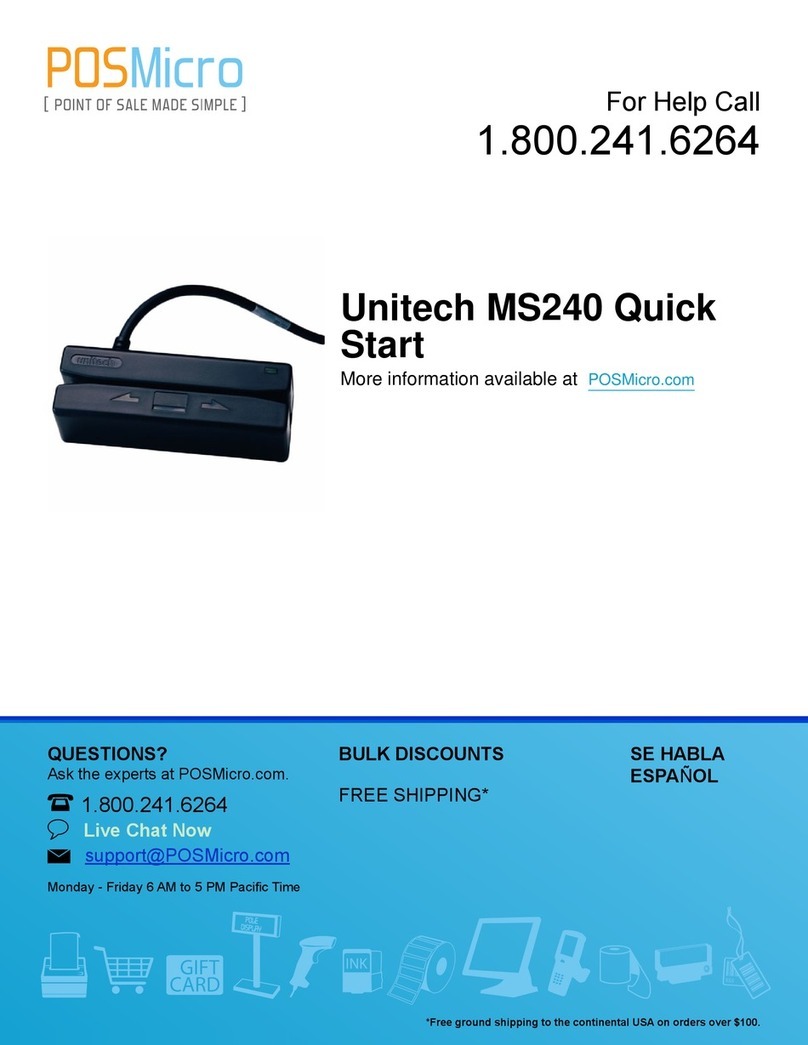 Unitech MS240 Manuel utilisateur