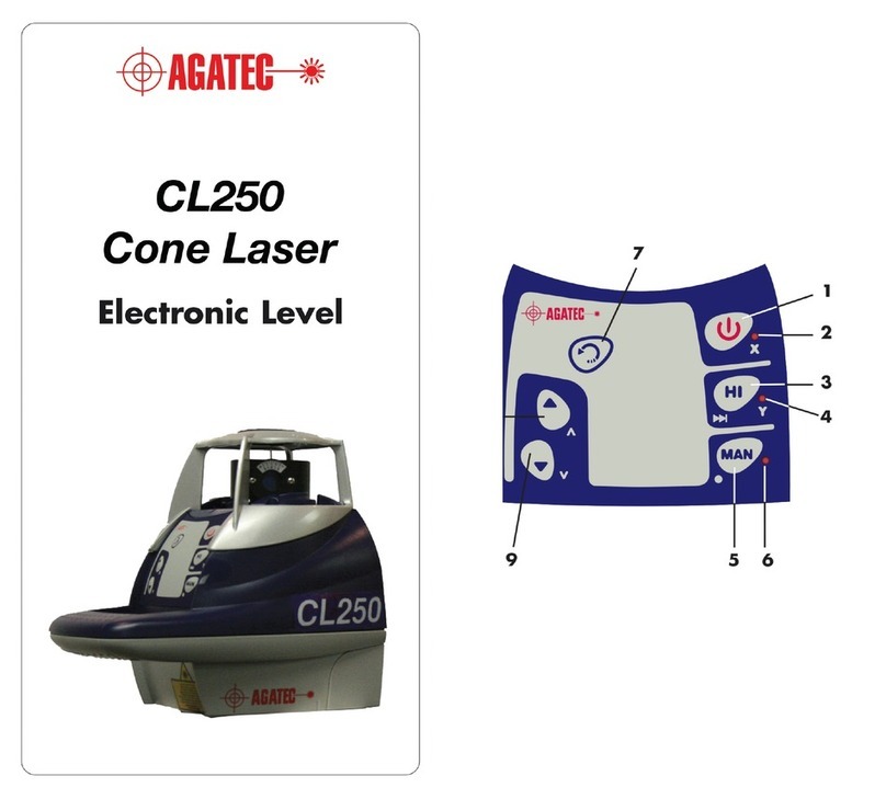 Agatec CL250 Manuel utilisateur Agatec CL250 Manuel utilisateur