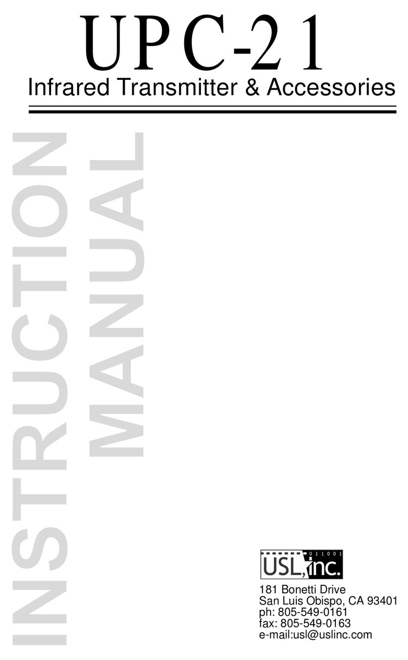 Usl UPC-21 Manuel utilisateur