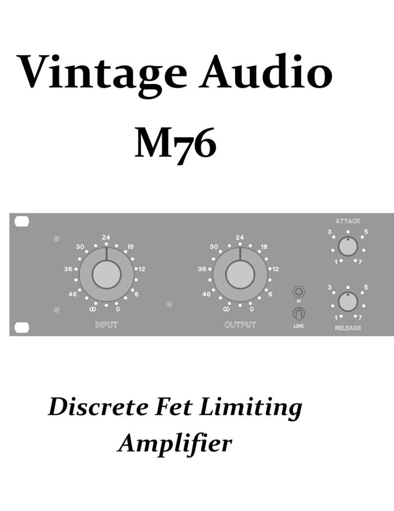 Vintage Audio M76 Manuel utilisateur