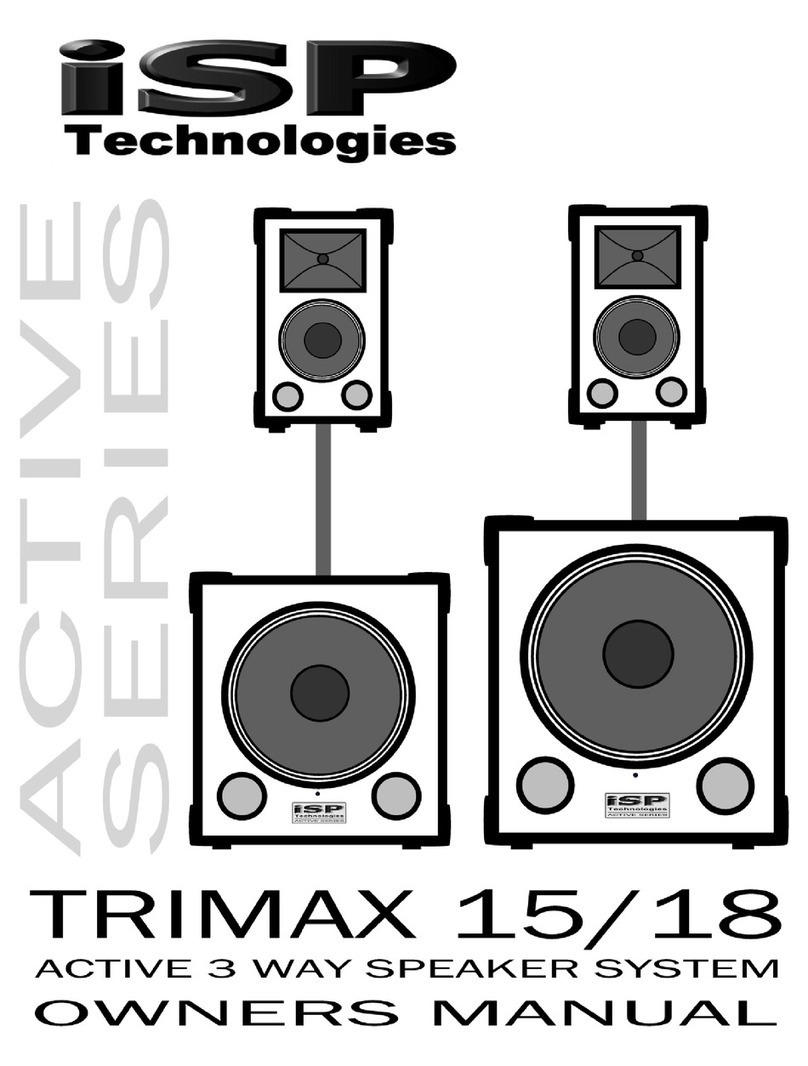 iSP Trimax 15 Manuel utilisateur