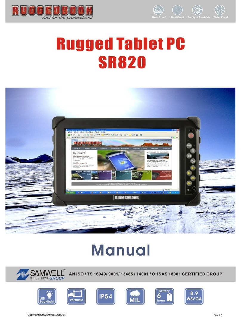 RuggedBook SR820 Manuel utilisateur