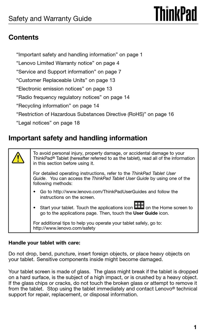 Lenovo ThinkPad Hard Disk Drive Manuel utilisateur