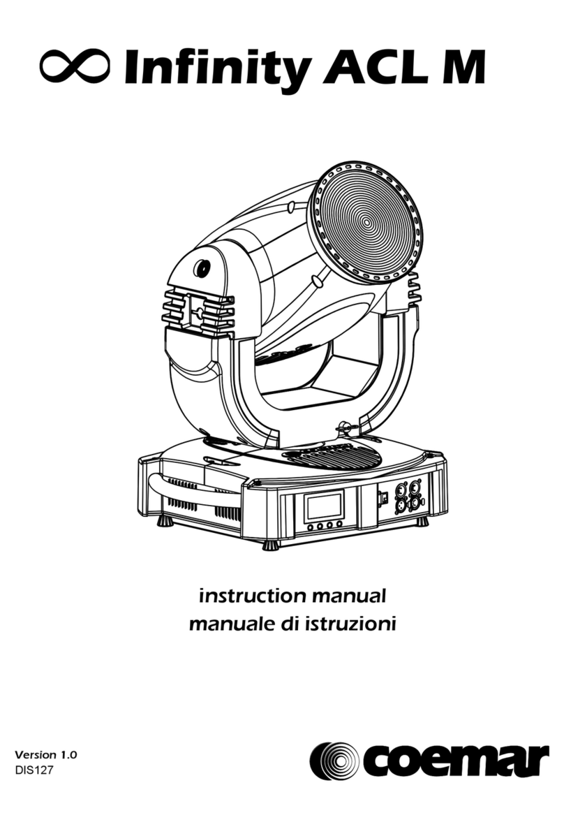 Coemar Infinity ACL M Manuel utilisateur