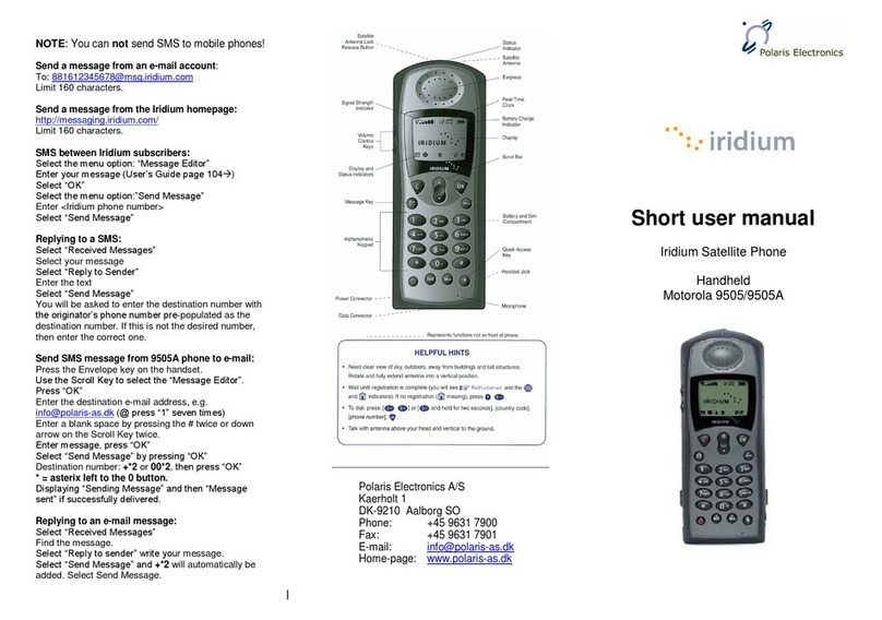 Motorola 9505 Fiche d'information produit