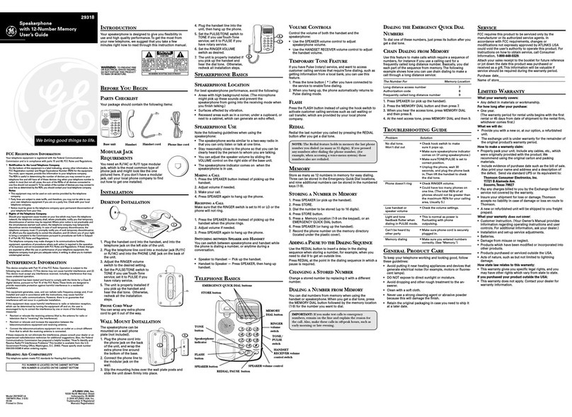 GE 29318 Manuel utilisateur