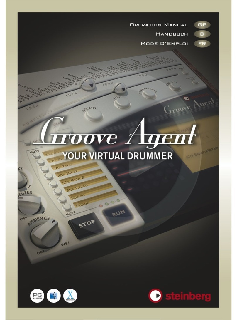 Steinberg Geoove Agent Manuel utilisateur Steinberg Geoove Agent Manuel utilisateur