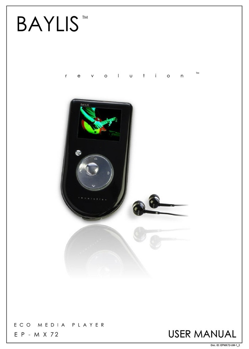 Baylis Revolution EP-MX72 Manuel utilisateur