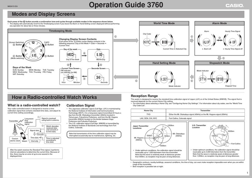 Casio 3760 Manuel utilisateur