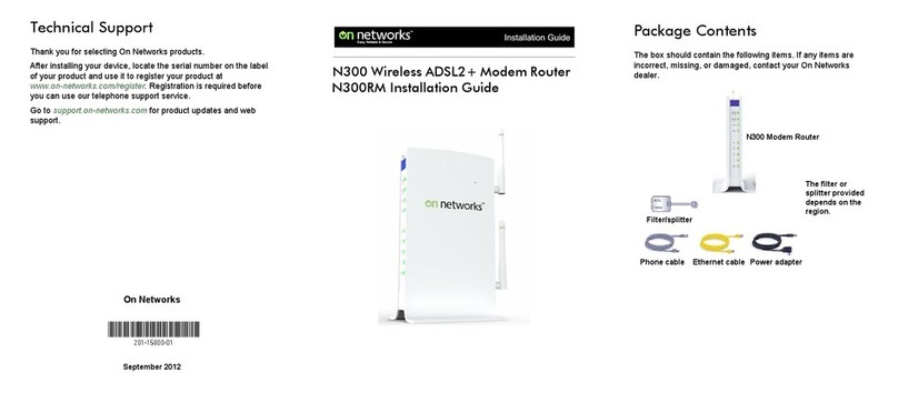 on networks N300 Manuel utilisateur