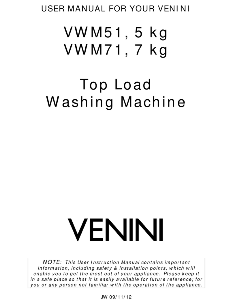 Venini VWM51 Manuel utilisateur