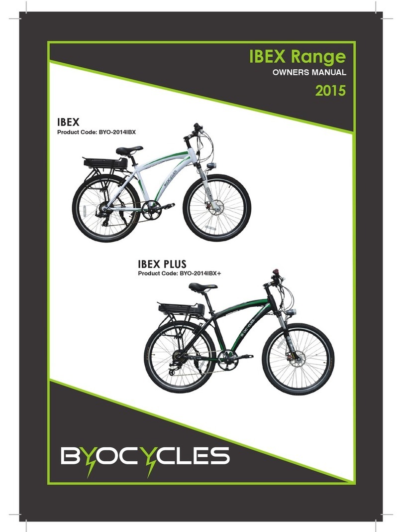 Byocycles IBEX Range BYO-2014IBX Manuel utilisateur