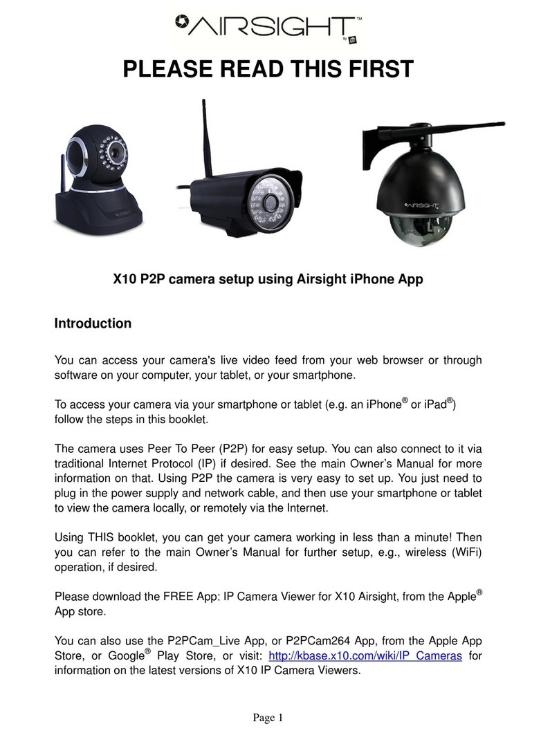 Airsight X10 P2P Manuel