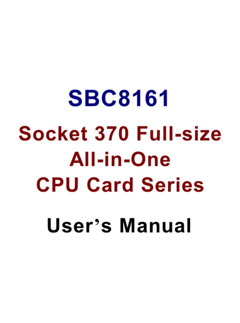 Axiom SBC8161 Manuel utilisateur