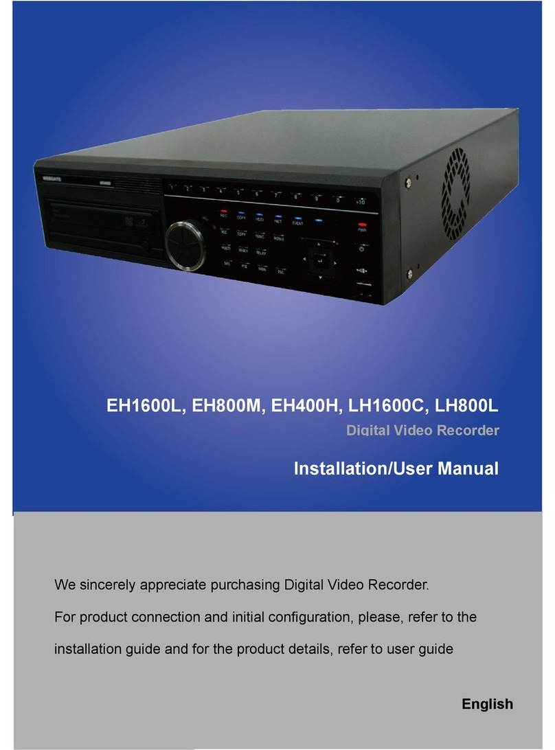 WebGate EH1600L Manuel utilisateur