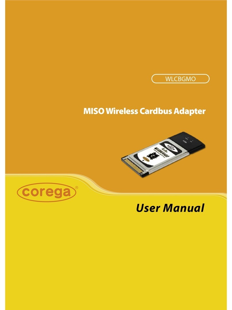 Corega WLCBGMO Manuel utilisateur