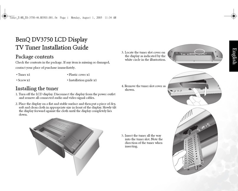 BenQ DV3750 Manuel utilisateur BenQ DV3750 Manuel utilisateur