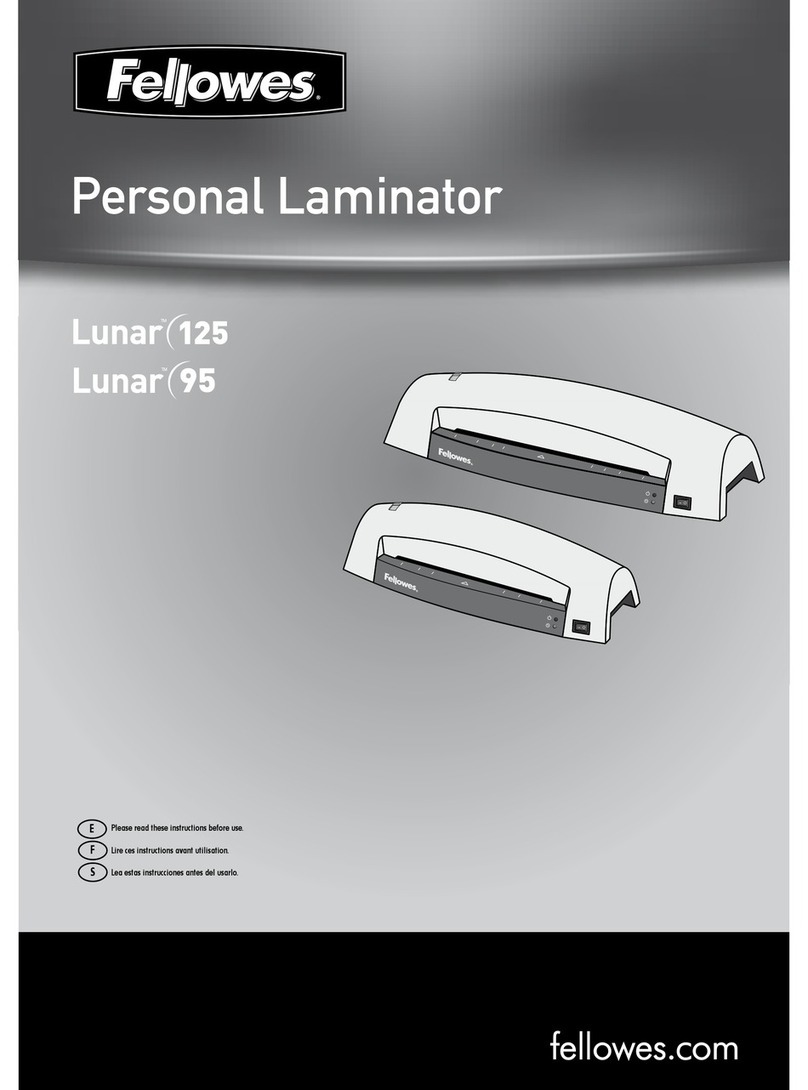 Fellowes Lunar 95 Manuel utilisateur
