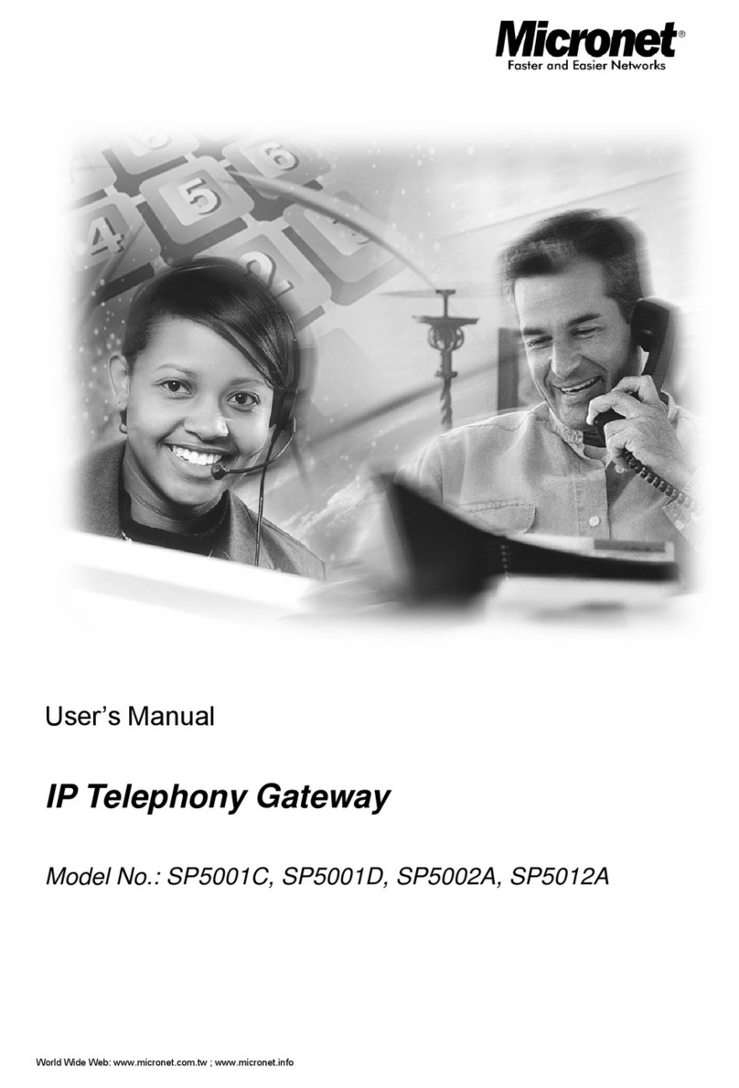 MicroNet SP5001C Manuel utilisateur MicroNet SP5001C Manuel utilisateur