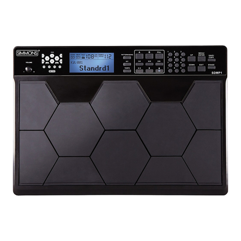 Simmons SDMP1 Manuel utilisateur