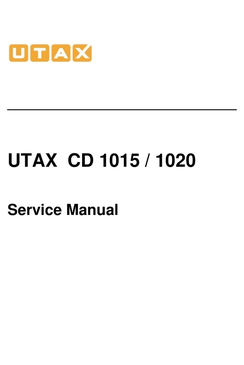 Utax CD 1015 Manuel utilisateur