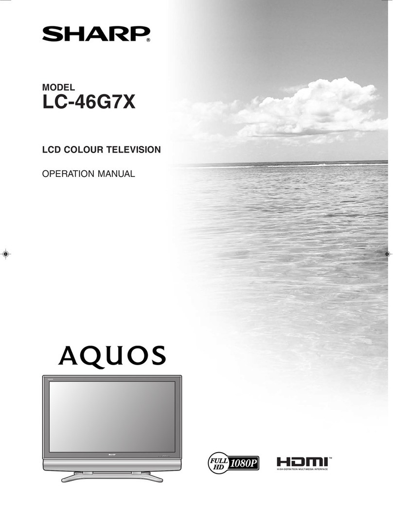 Sharp Aquos LC-46G7X Manuel utilisateur