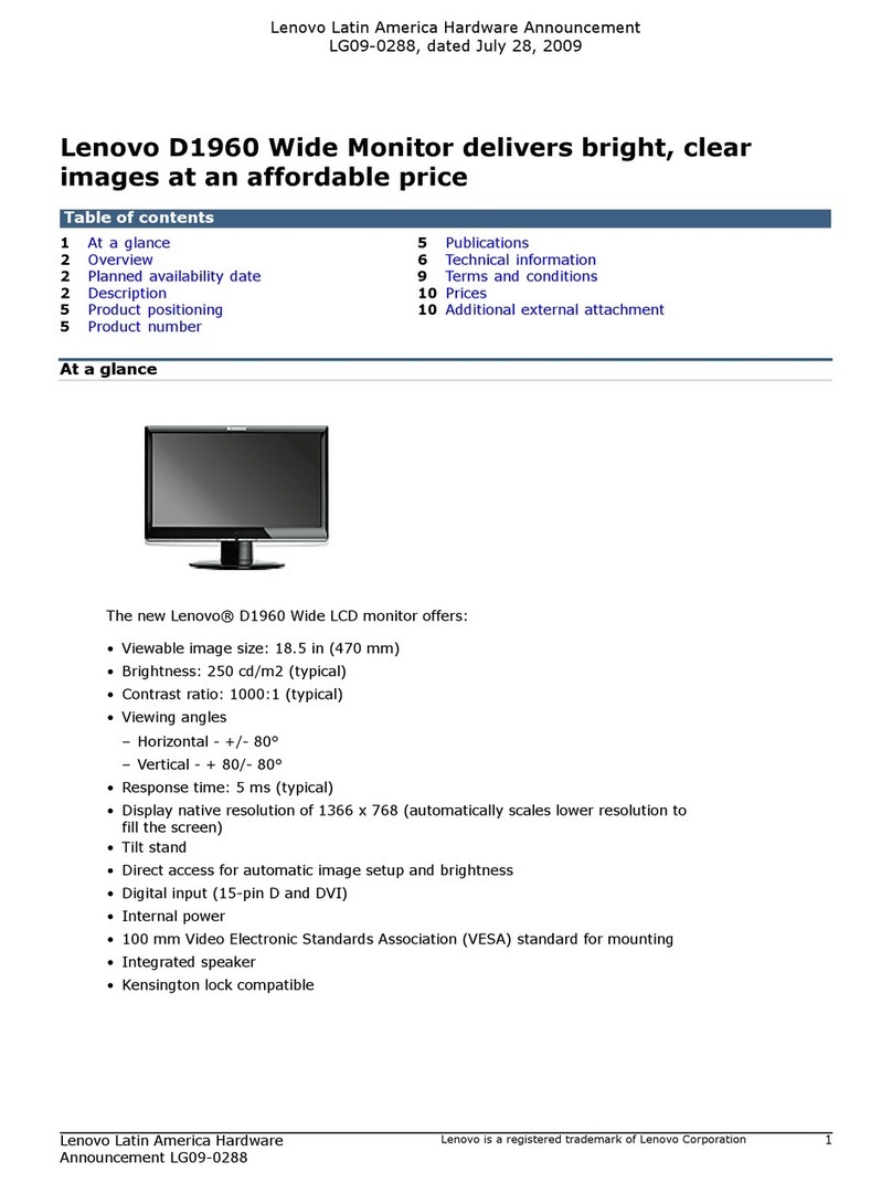 Lenovo D1960 Manuel