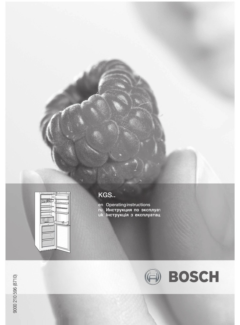 Bosch KGS Manuel utilisateur