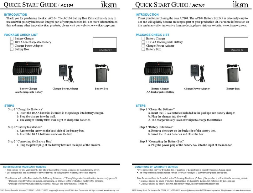Ikan AC104 Manuel utilisateur