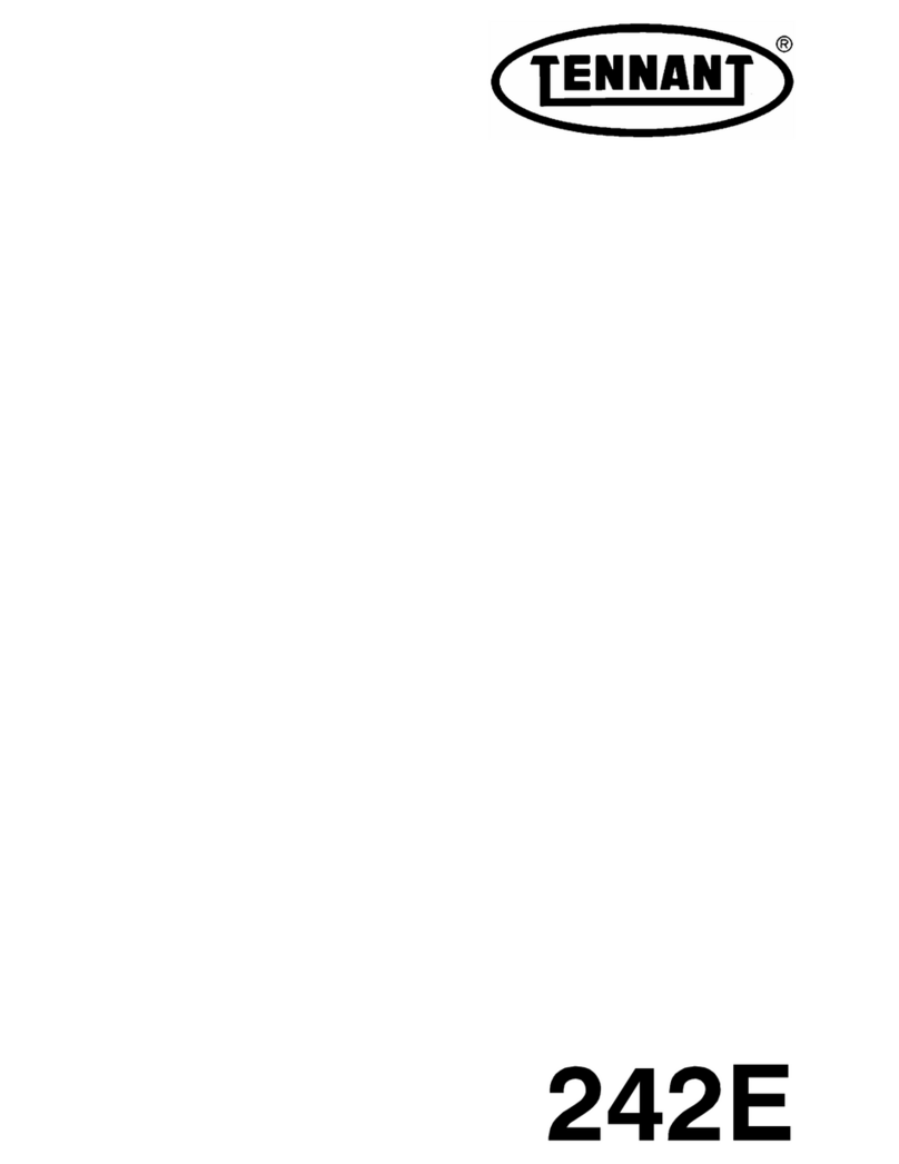 Tennant 242E Manuel utilisateur