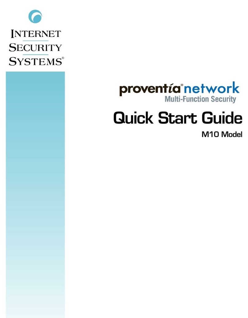 Internet Security Systems M10 Manuel utilisateur