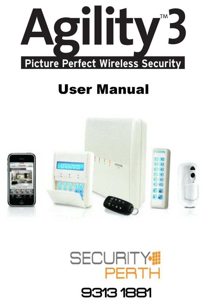 Security Perth Agility 3 Manuel utilisateur