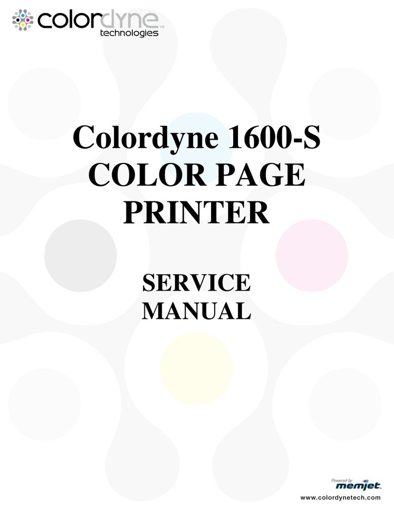 Colordyne 1600-S Manuel utilisateur