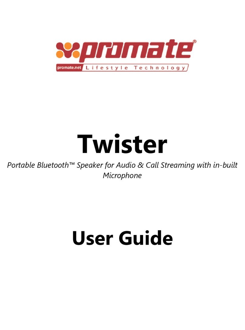 Promate Twister Manuel utilisateur