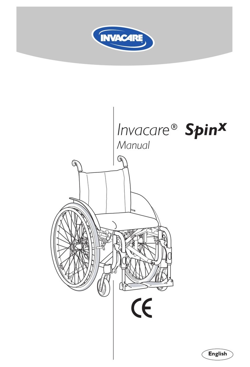 Invacare SpinX Manuel utilisateur