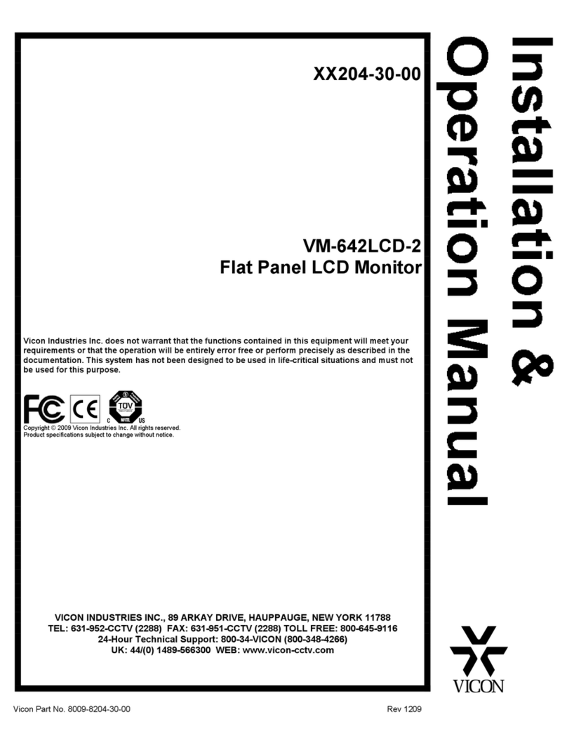 Vicon VM-642LCD-2 Manuel utilisateur