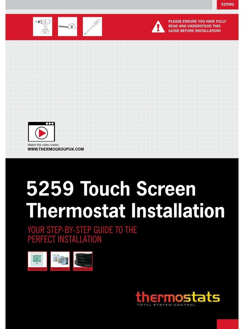 Thermogroup 5259 Manuel utilisateur