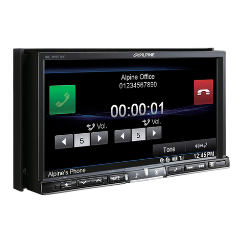 Alpine X009 Manuel utilisateur