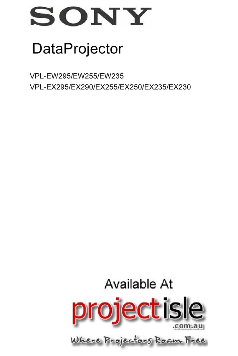 Sony VLP-EW295 Manuel utilisateur