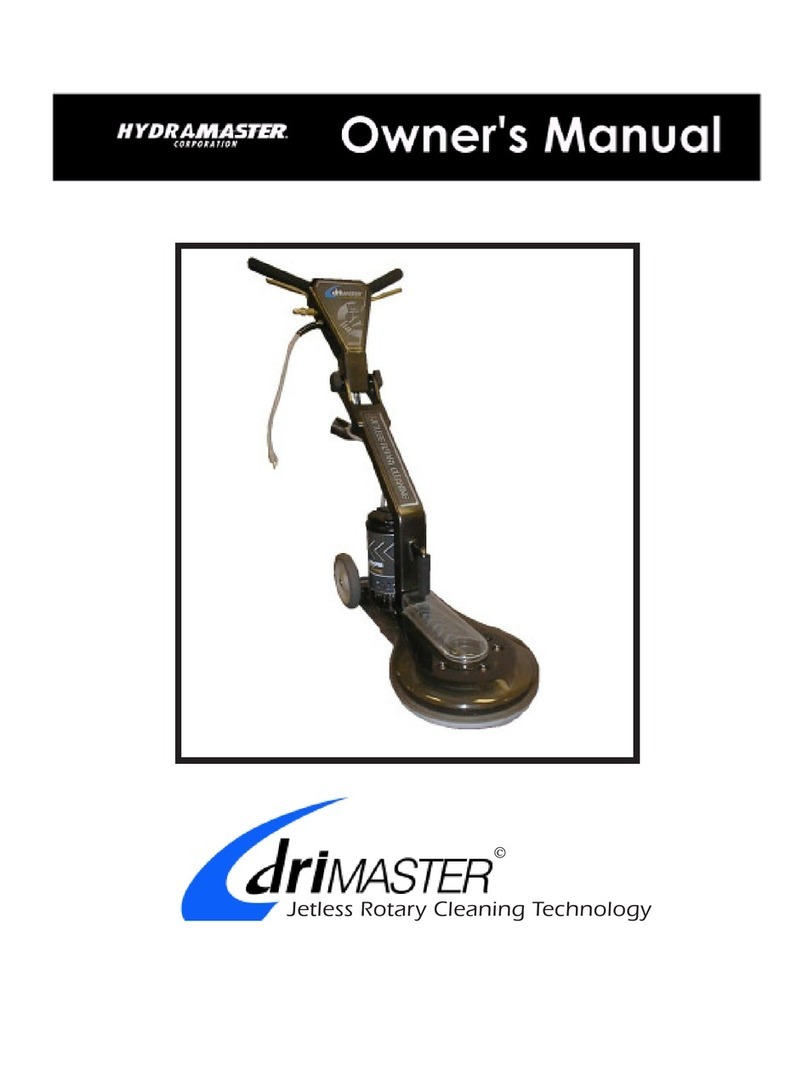 HydraMaster drimaster Manuel utilisateur HydraMaster drimaster Manuel utilisateur