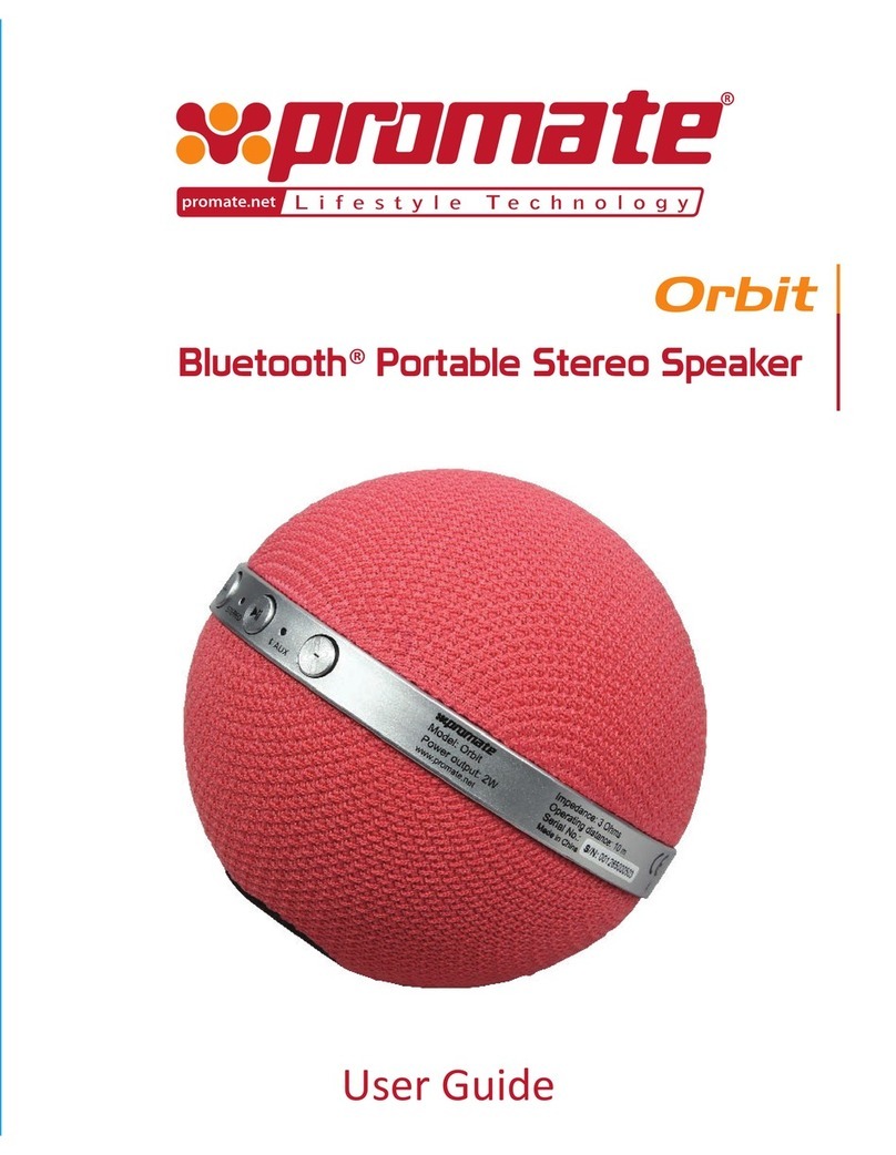Promate Orbit Manuel utilisateur