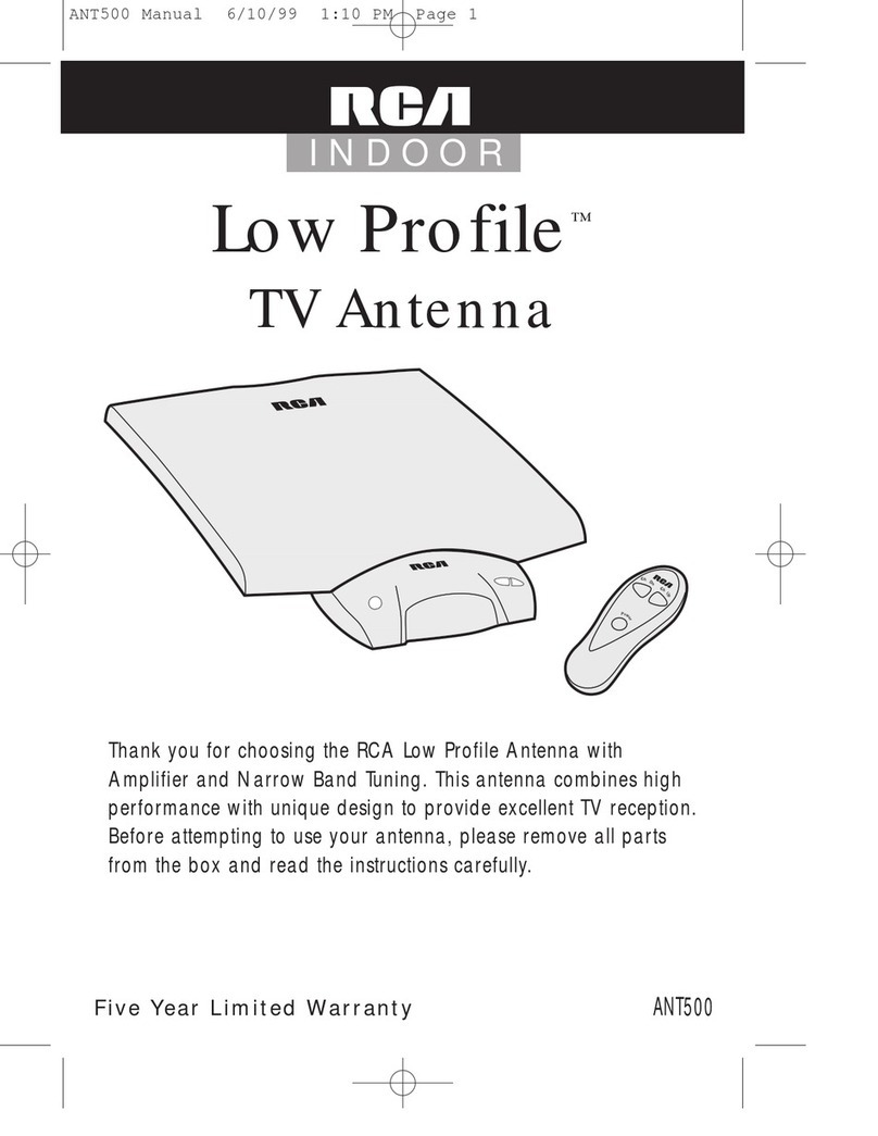 RCA ANT500 Manuel utilisateur