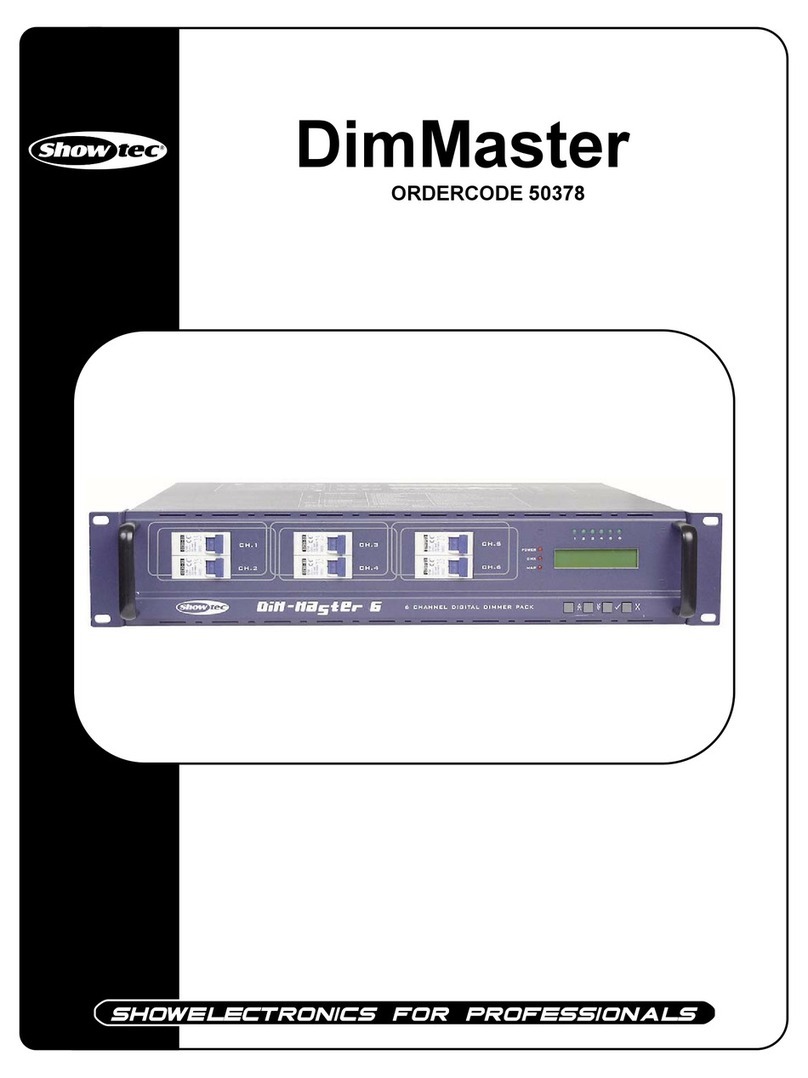 Show Tec DimMaster Manuel utilisateur