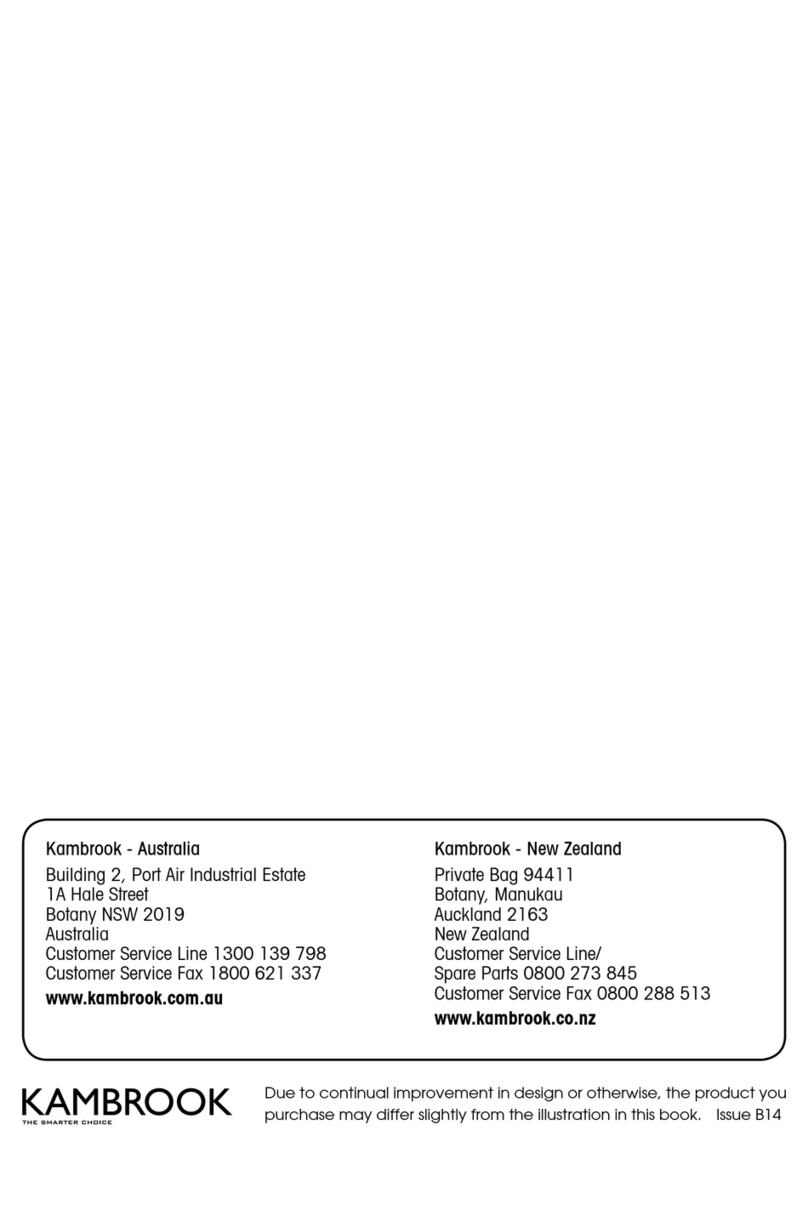 Kambrook KFP800 Manuel utilisateur