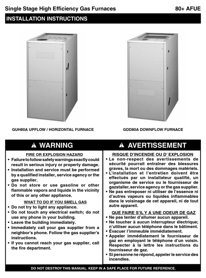 Heat Controller 80+ AFUE Manuel utilisateur
