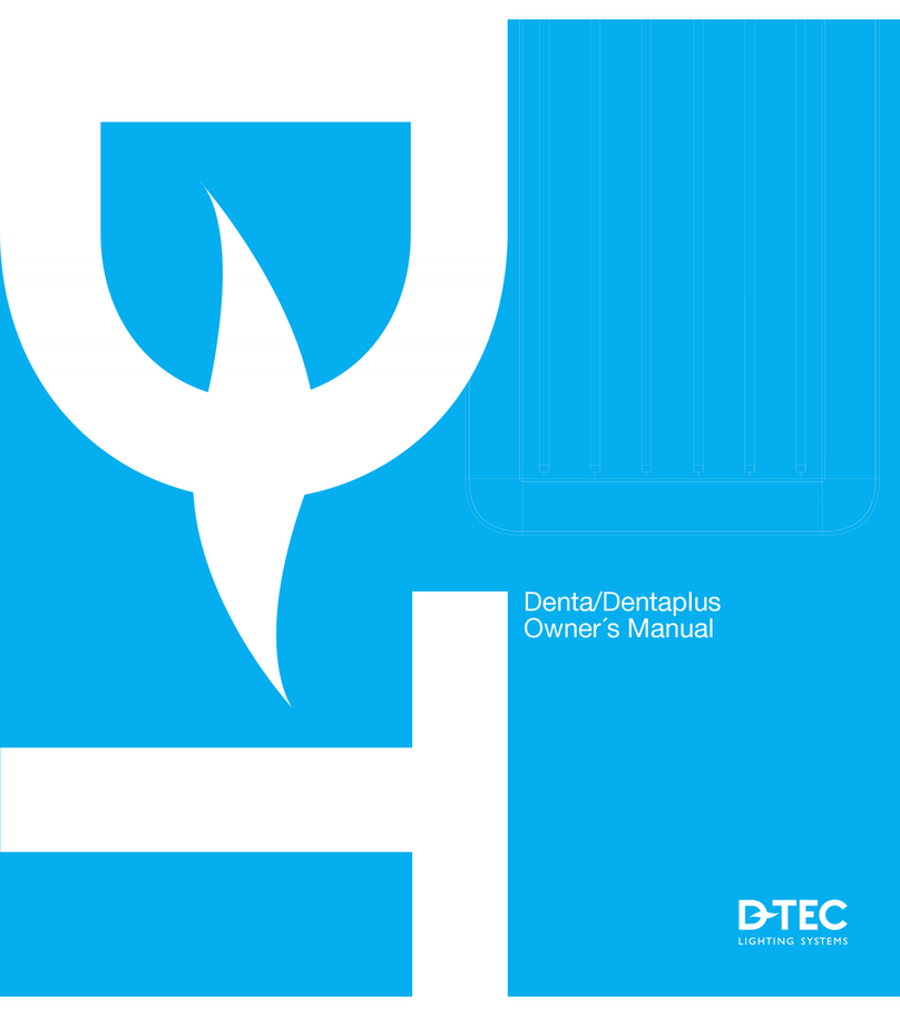 dtec Denta/Dentaplus Manuel utilisateur