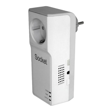 GSM Power Socket Manuel utilisateur