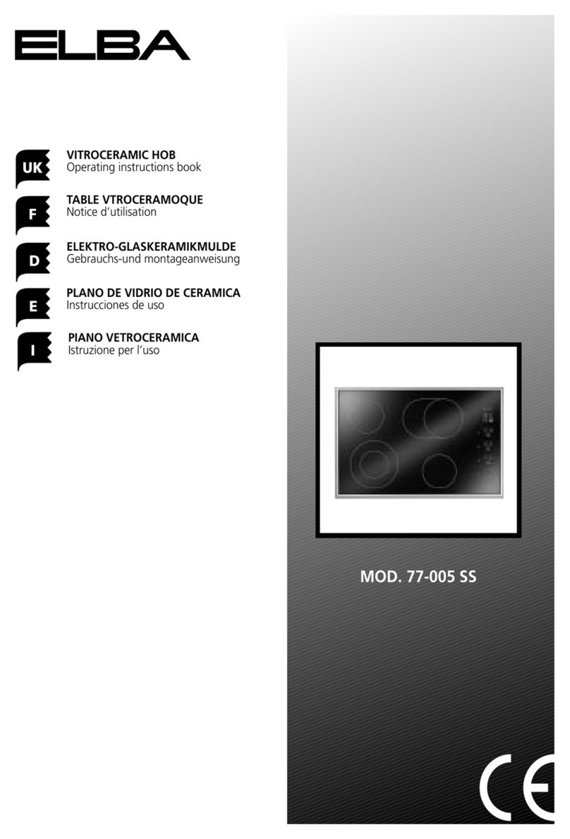 Elba 77-005 SS Manuel utilisateur