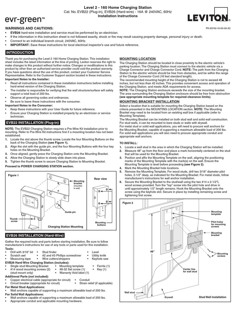 Leviton evr-green Manuel utilisateur