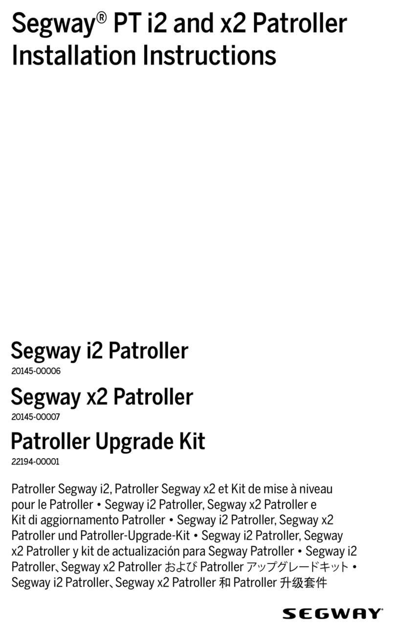 Segway i2 Patroller Manuel utilisateur